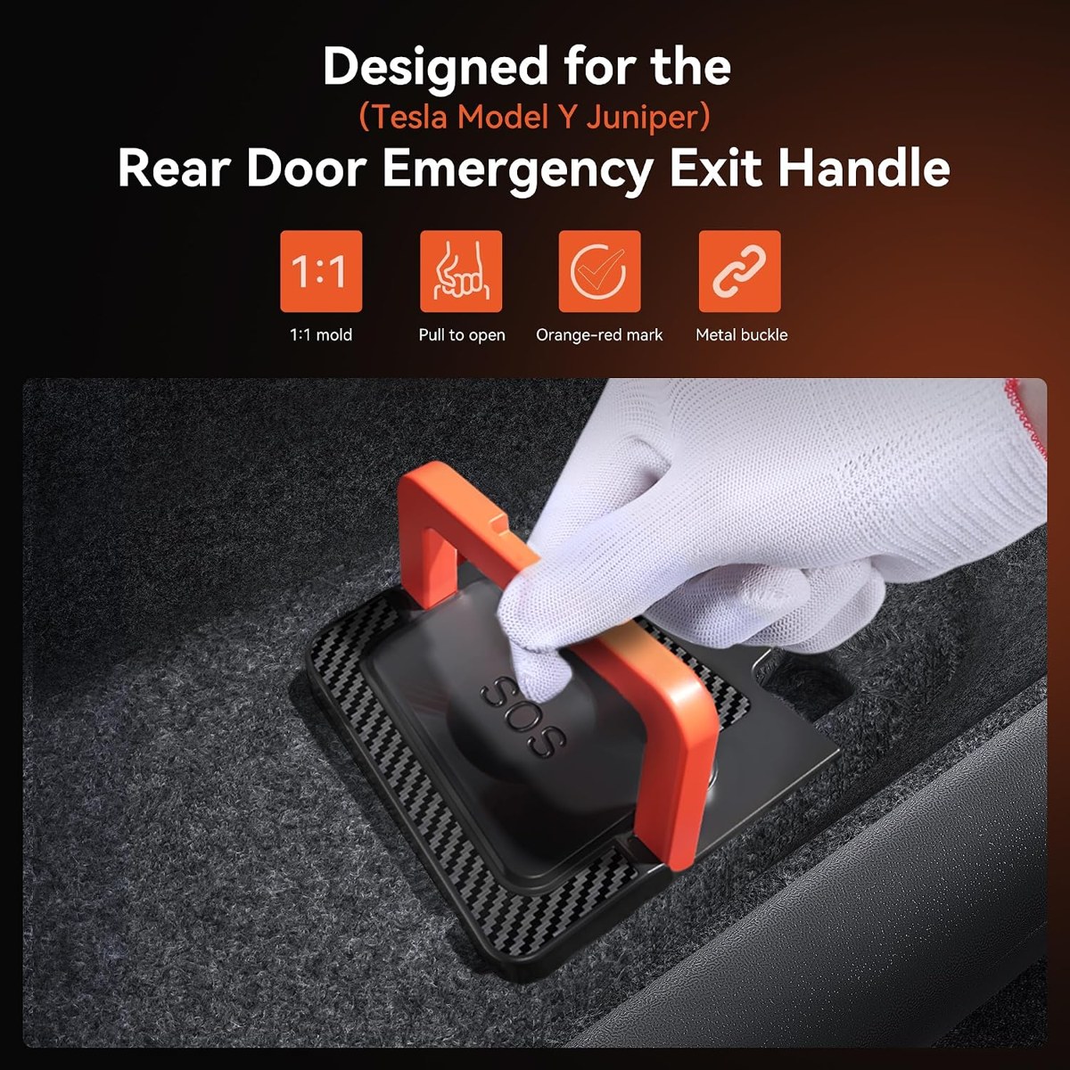 YONZEE Emergency Door Release Handle for Tesla