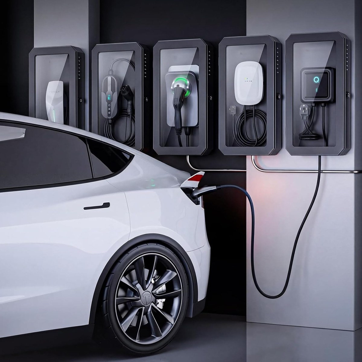 YONZEE Wall-Mounted EV Charger Protection Box